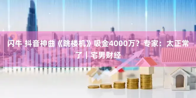 闪牛 抖音神曲《跳楼机》吸金4000万？专家：太正常了｜宅男财经